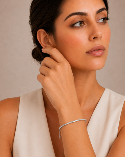 Lislisa – Braccialetto Tennis Moissanite