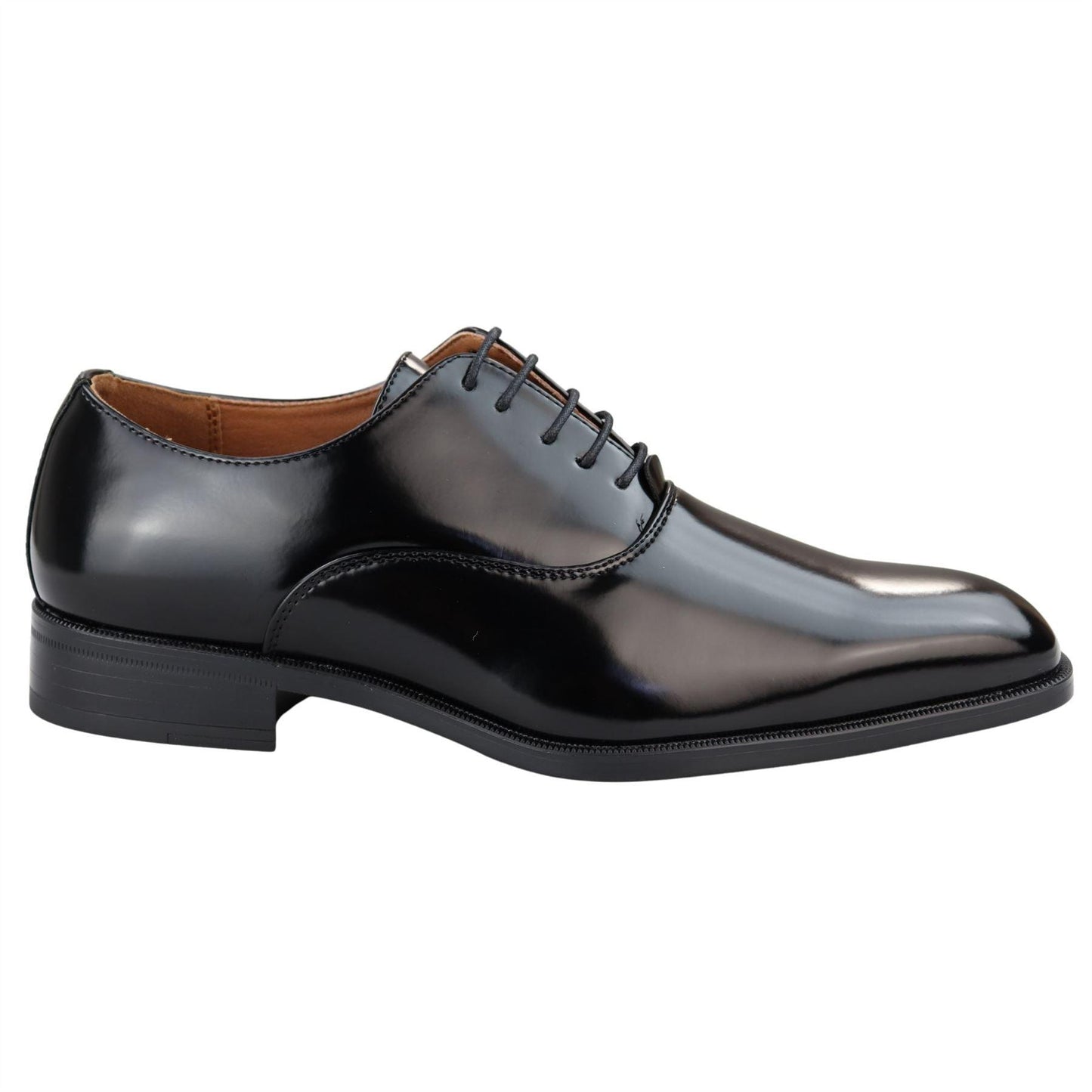 Giulio – Oxford Uomo Vernice Lucida con Lacci Punta Tonda Formale