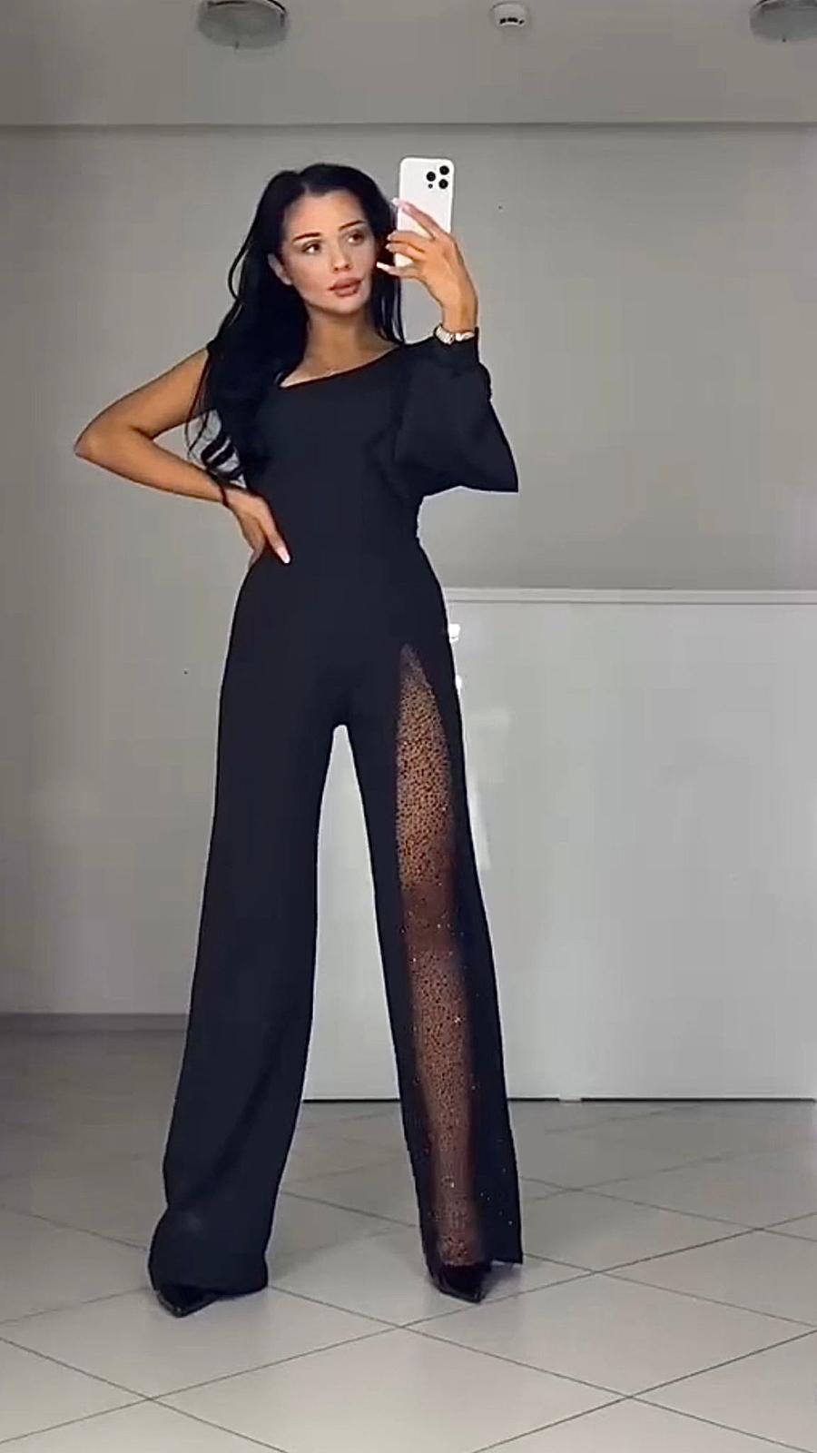 Donatella - Tuta Donna Estiva Elegante Outfit Moderno