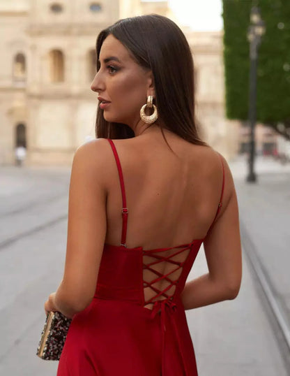 Delfina - Abito Lungo Casual Donna Elegante con Dettagli Unici