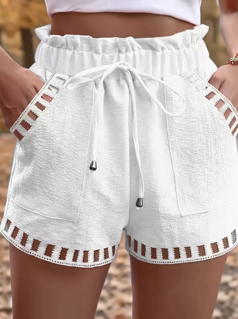 Norma - Pantaloncini Donna Casual con Tasche Comode