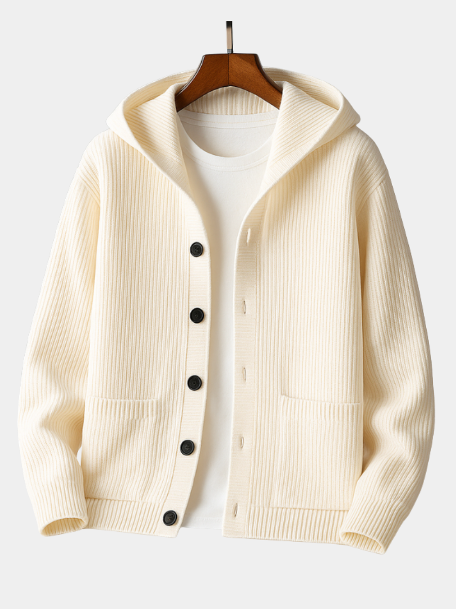 Toribio - Cardigan Elegante Classico Da Uomo