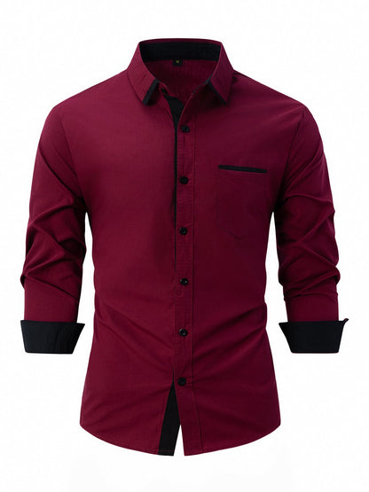 Matteo – Camicia Business Slim Fit a Righe Eleganti