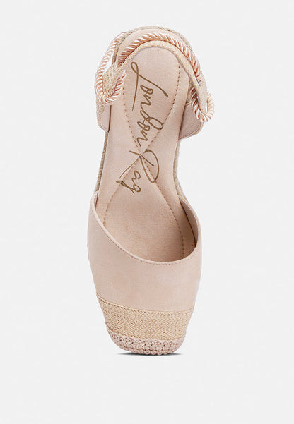 Agata - Aiden Lace-Up Crochet Espadrilles