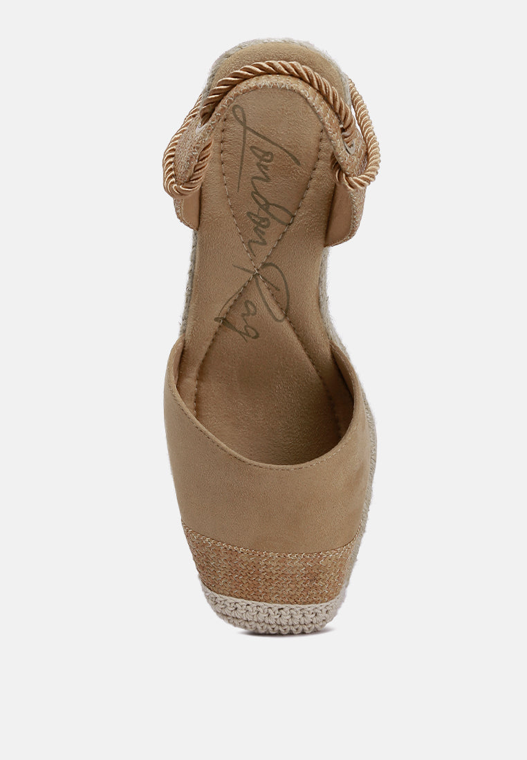 Agata - Aiden Lace-Up Crochet Espadrilles