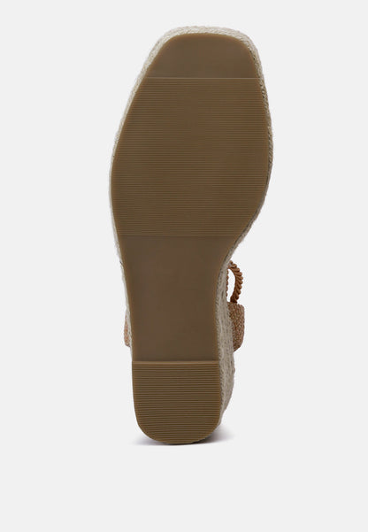 Agata - Aiden Lace-Up Crochet Espadrilles