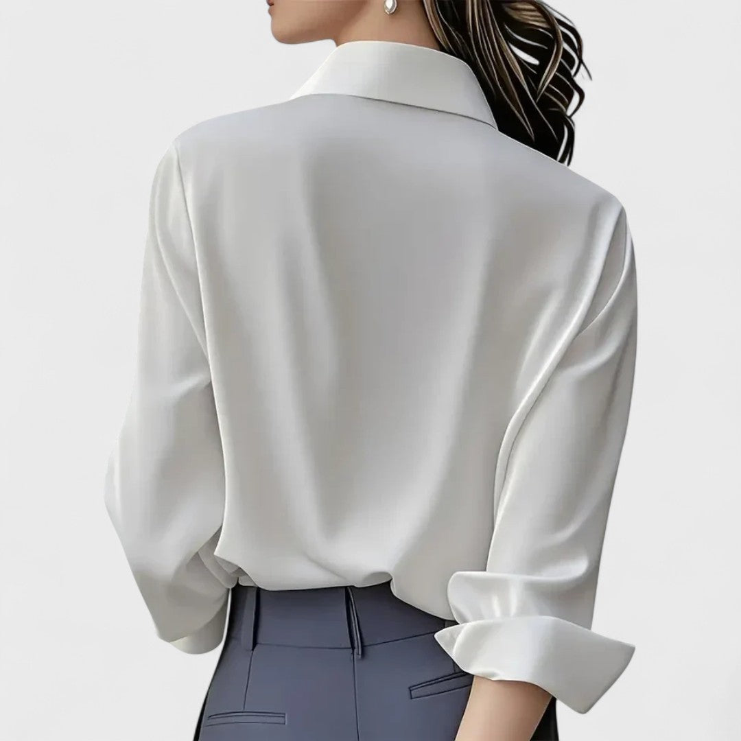 Bianca – Blusa Elegante Dal Design Luminoso E Sofisticato