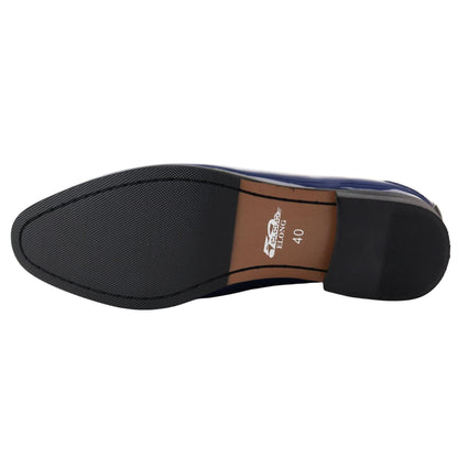 Cesare – Mocassino Uomo Vernice con Nappine Slip-On Formale