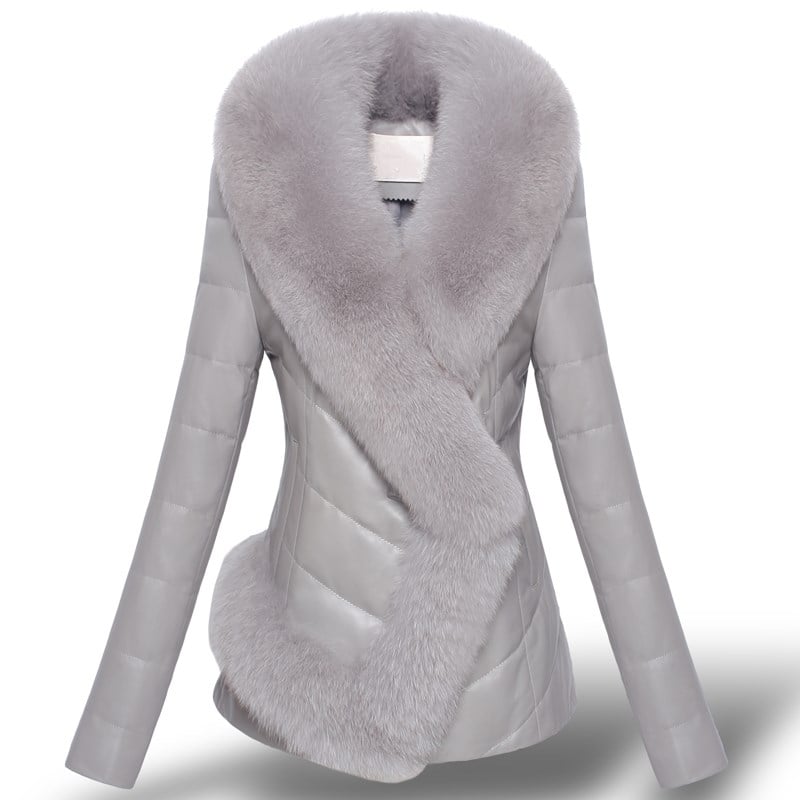Flavia - Cappotto Invernale Corto Donna con Colletto