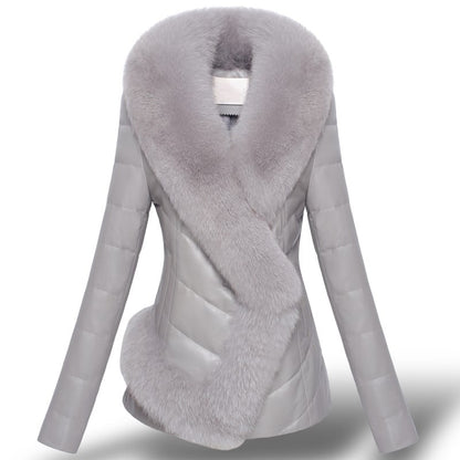 Flavia - Cappotto Invernale Corto Donna con Colletto