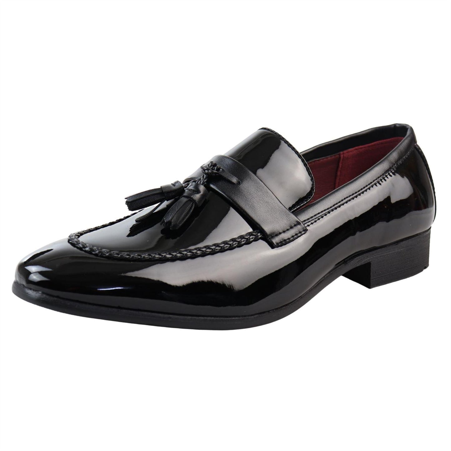 Cesare – Mocassino Uomo Vernice con Nappine Slip-On Formale