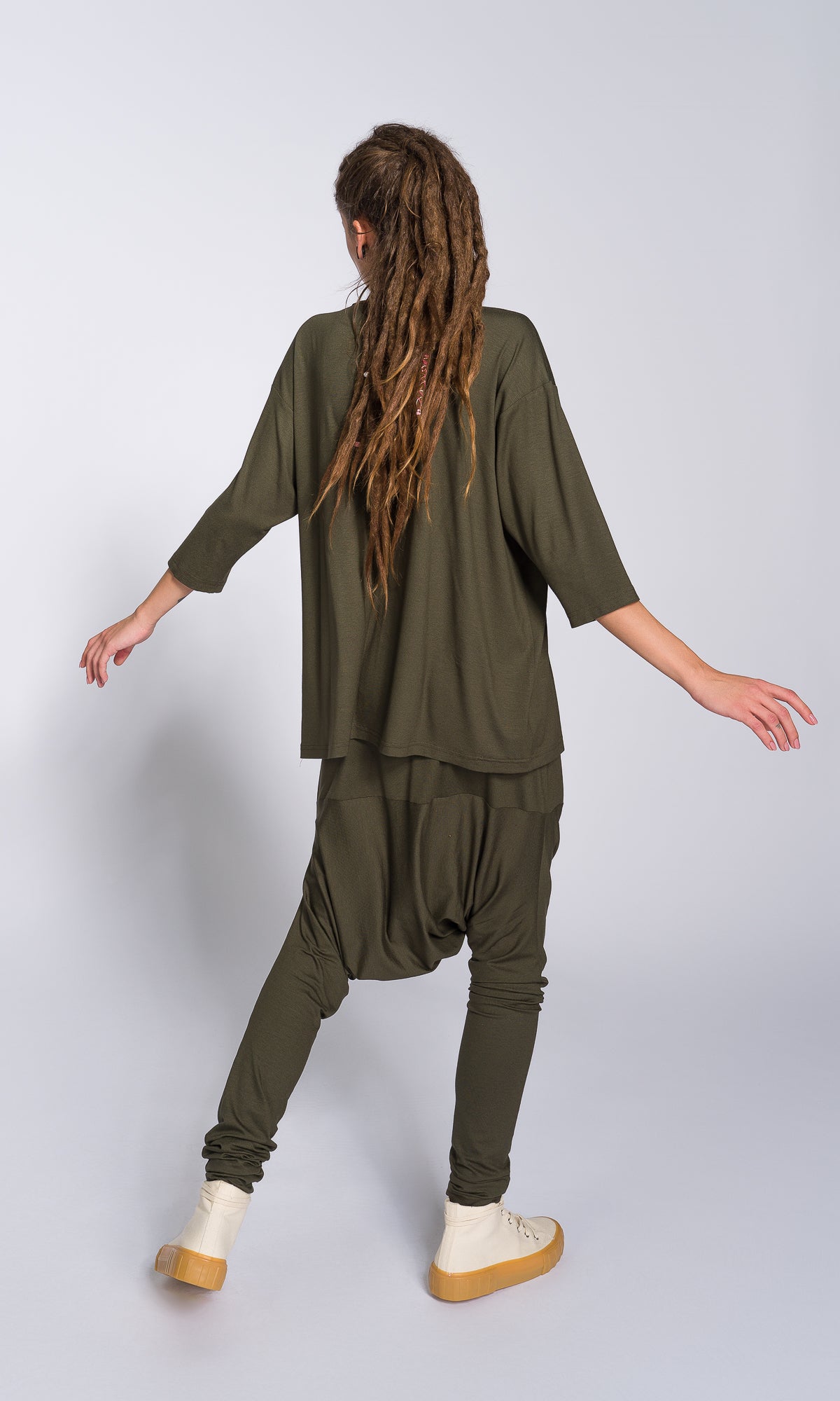 Quinara - Blusa Ampia Donna Arricciatura Frontale Moderna