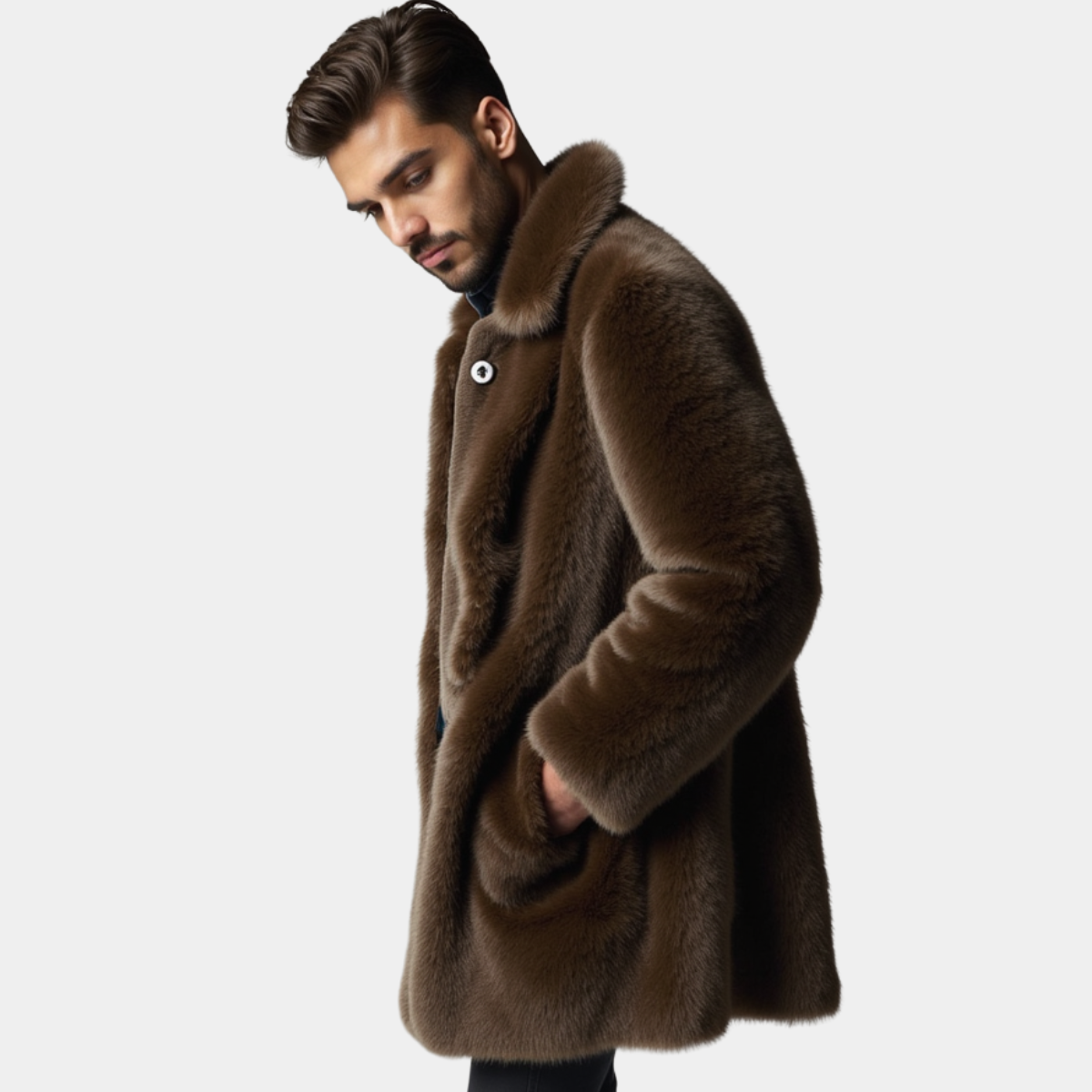 Riccetto - Cappotto corto uomo lusso elegante