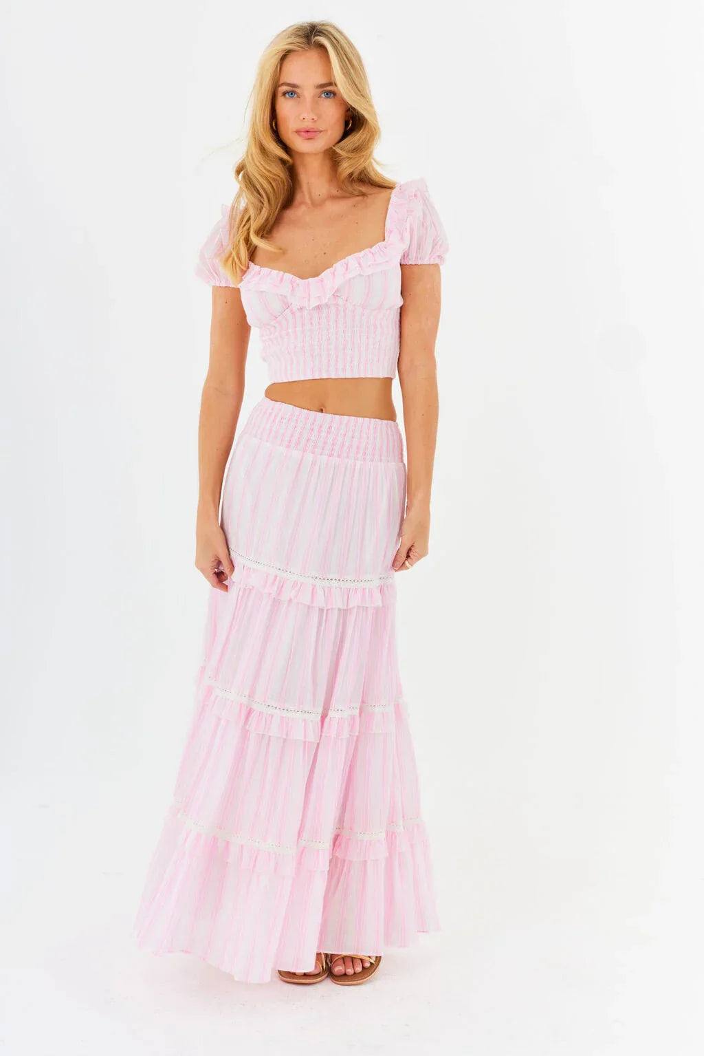 Cosima - Completo Donna Rosa Elegante Moderno