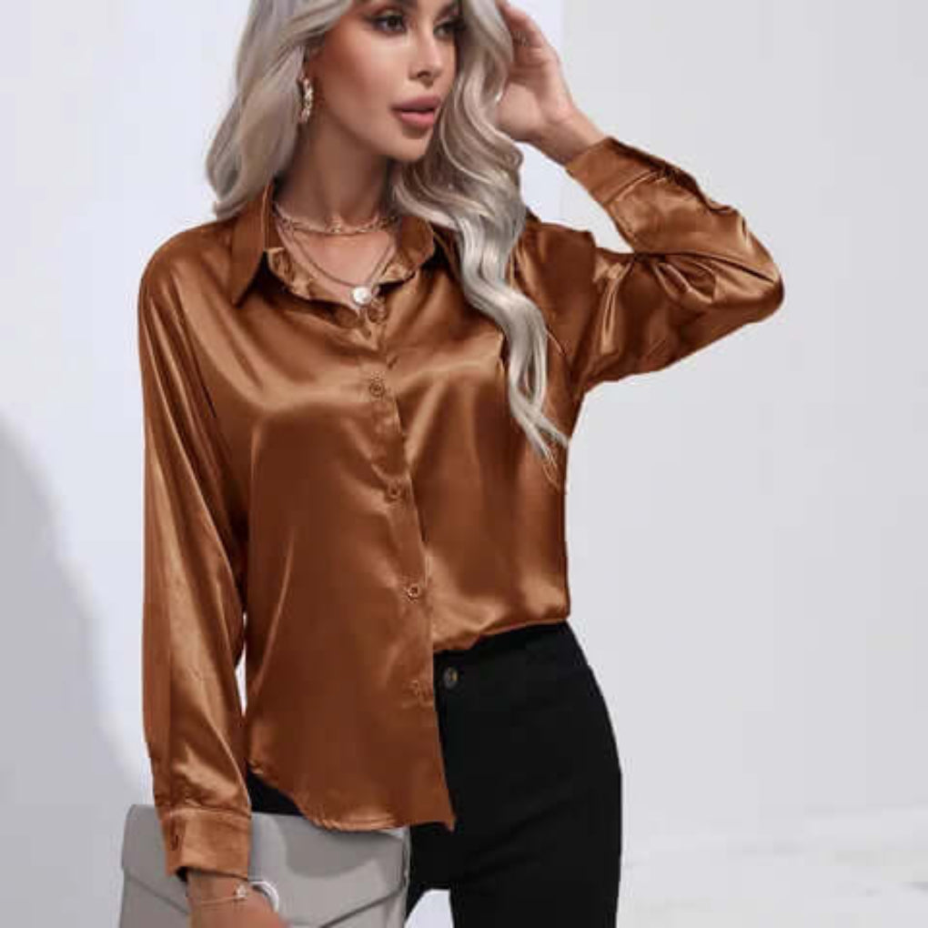 Donatella – Blusa Con Maniche Lunghe E Vestibilità Ampia