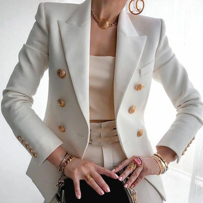 Domitilla – Blazer Donna Boyfriend Aperto a Maniche Lunghe