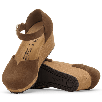Quinira - Birkenstock Donna Dark Tea Scamosciata Moderna