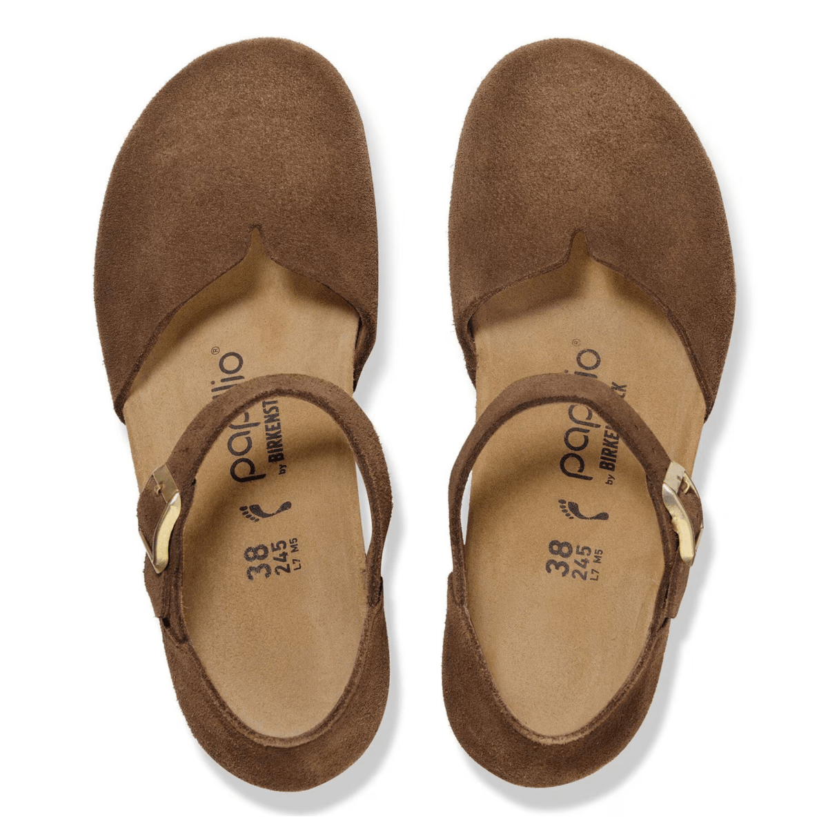 Quinira - Birkenstock Donna Dark Tea Scamosciata Moderna