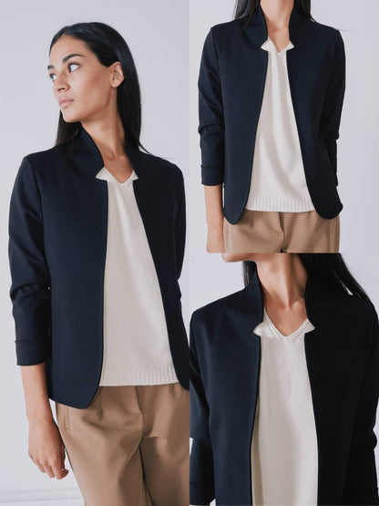 Juliana - Blazer basic da donna taglia comoda