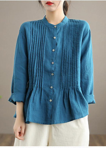Teodora - Tunica Camicia Donna Bianca Ramie Naturale Moderna
