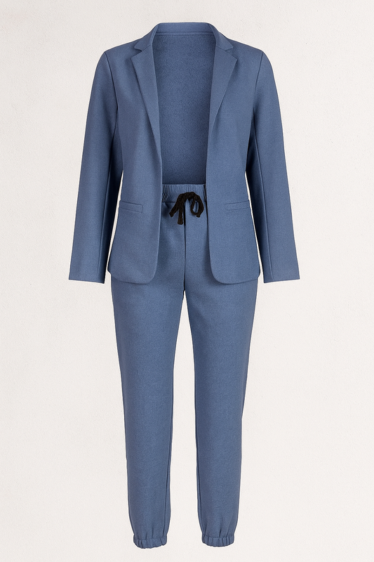 Hedonia - Set da donna con blazer e pantaloni jogger