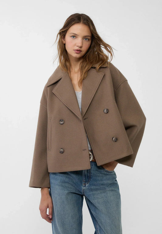 Nicole - Cappotto Corto Doppiopetto Invernale