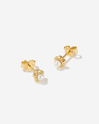 Gaia – Orecchini a Bottone Floret Donna
