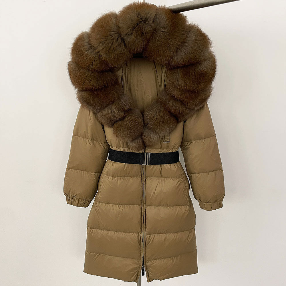Fabiana - Cappotto Invernale Donna Lungo con Cappuccio