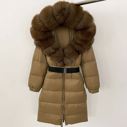 Fabiana - Cappotto Invernale Donna Lungo con Cappuccio