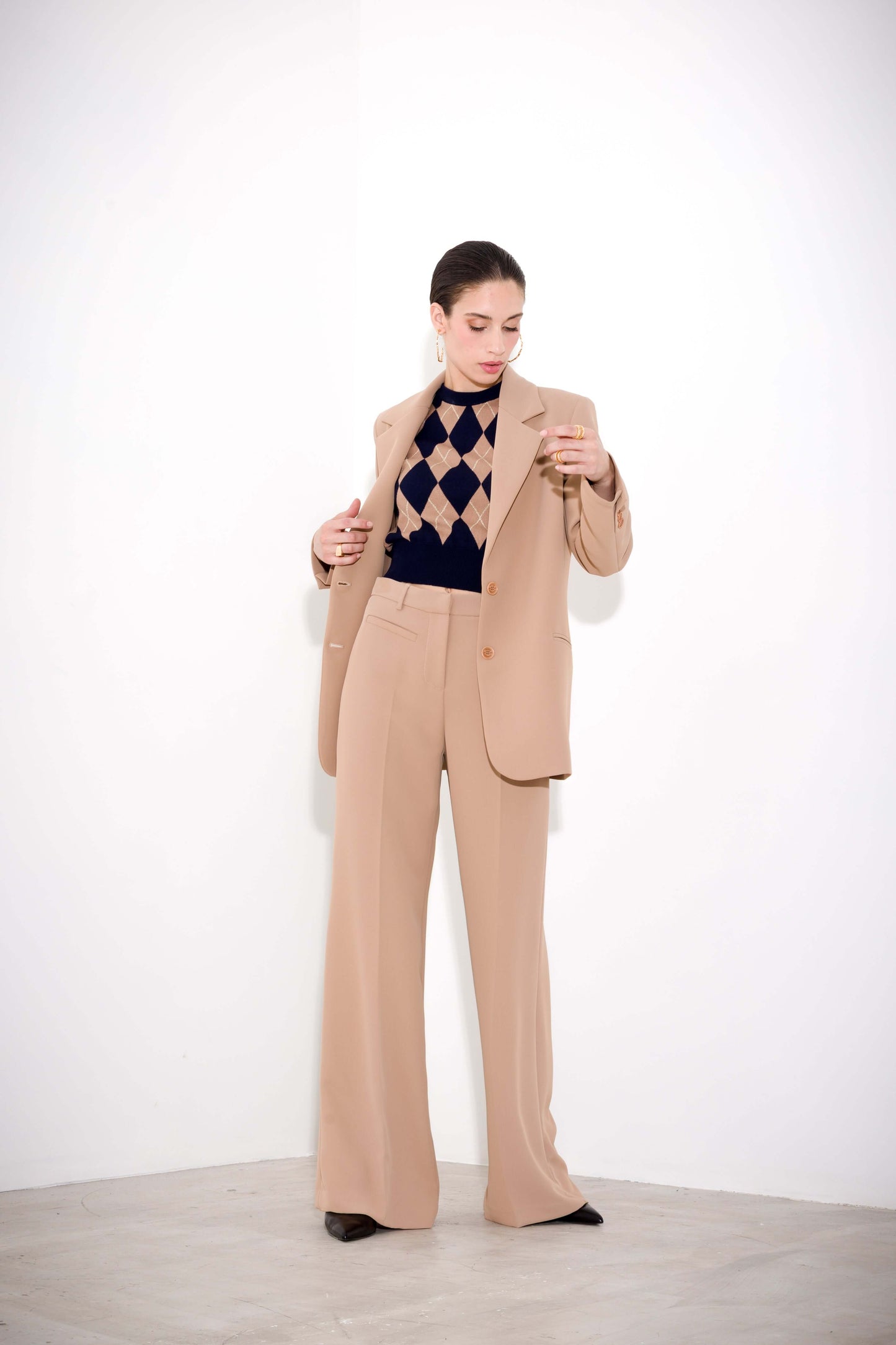 Ines - Pantalone Palazzo Donna Linea Fluida