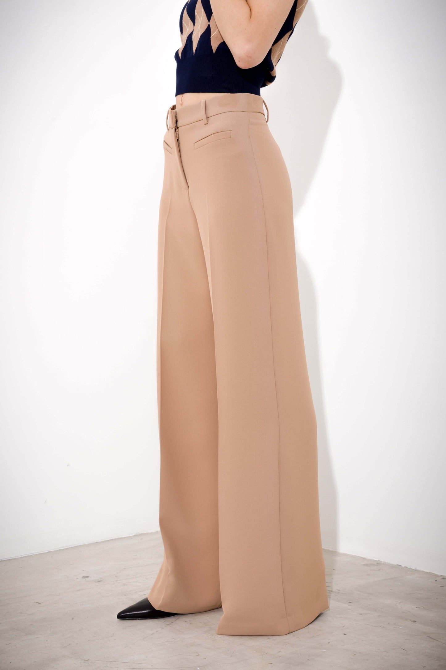 Ines - Pantalone Palazzo Donna Linea Fluida