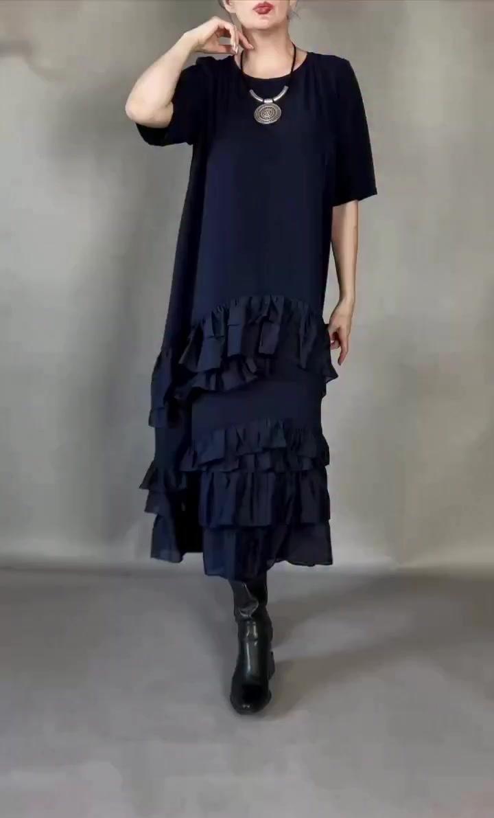 Monica – Abito Maxi A Balze Dal Design Leggero E Romantico