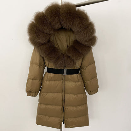 Fabiana - Cappotto Invernale Donna Lungo con Cappuccio