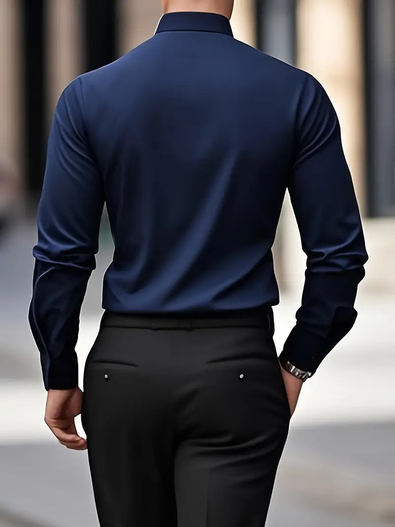 Alberto – Camicia Traspirante A Maniche Lunghe Da Uomo