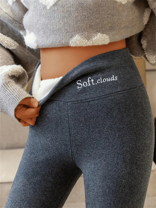 Erminia - Pantaloni invernali foderati in peluche