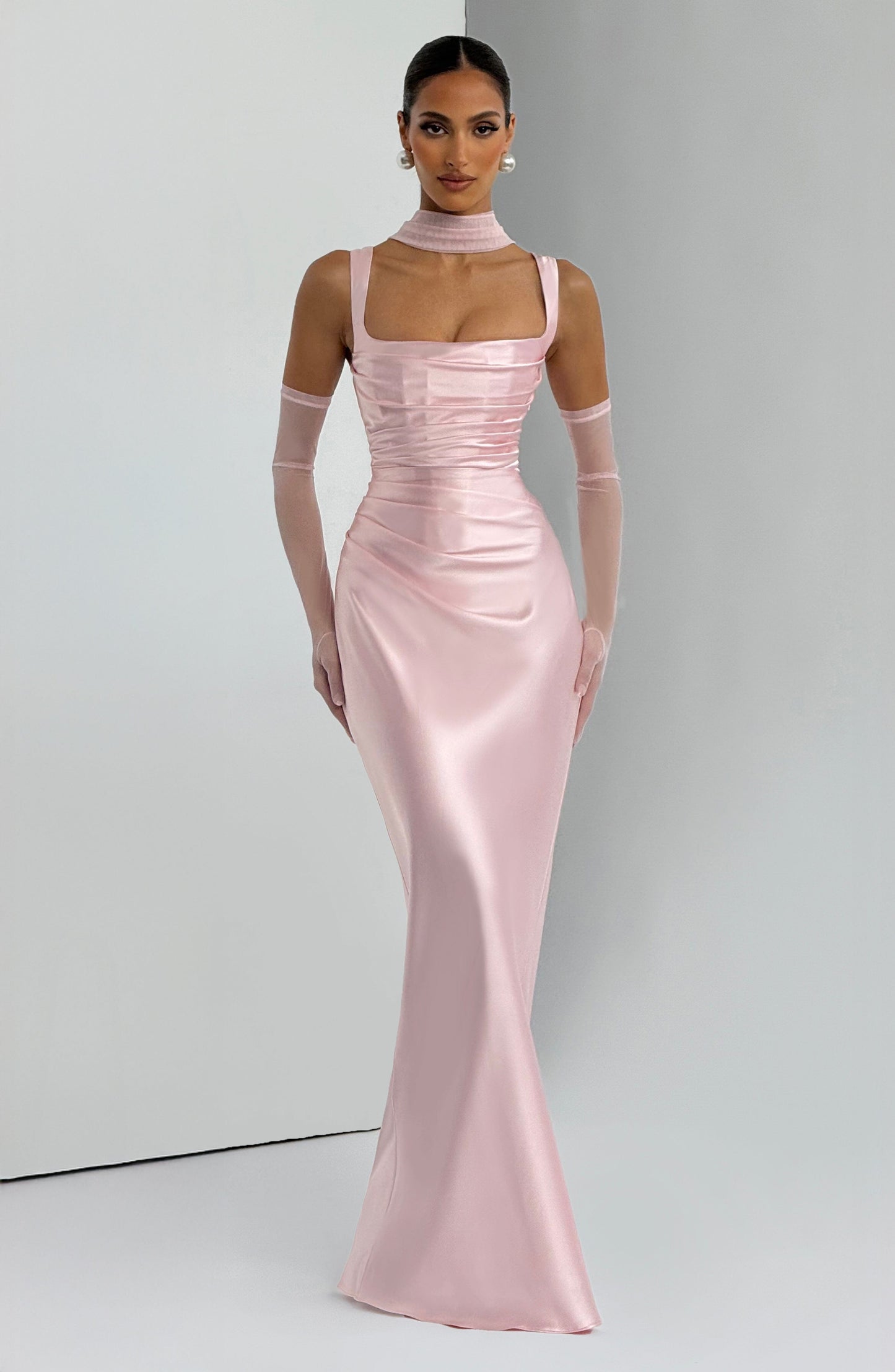 Armando – Maxi Dress Blush Calanthe