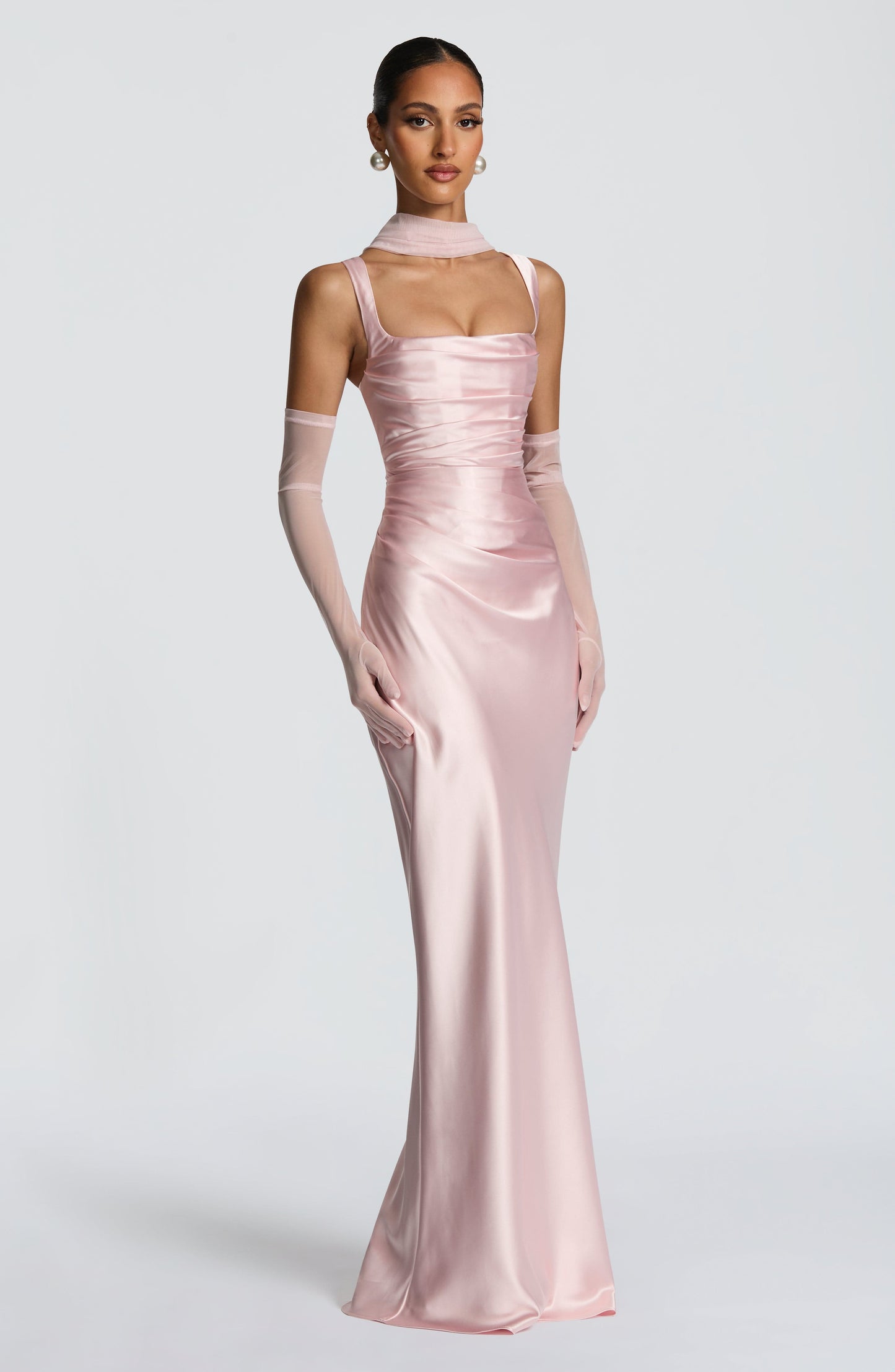 Armando – Maxi Dress Blush Calanthe
