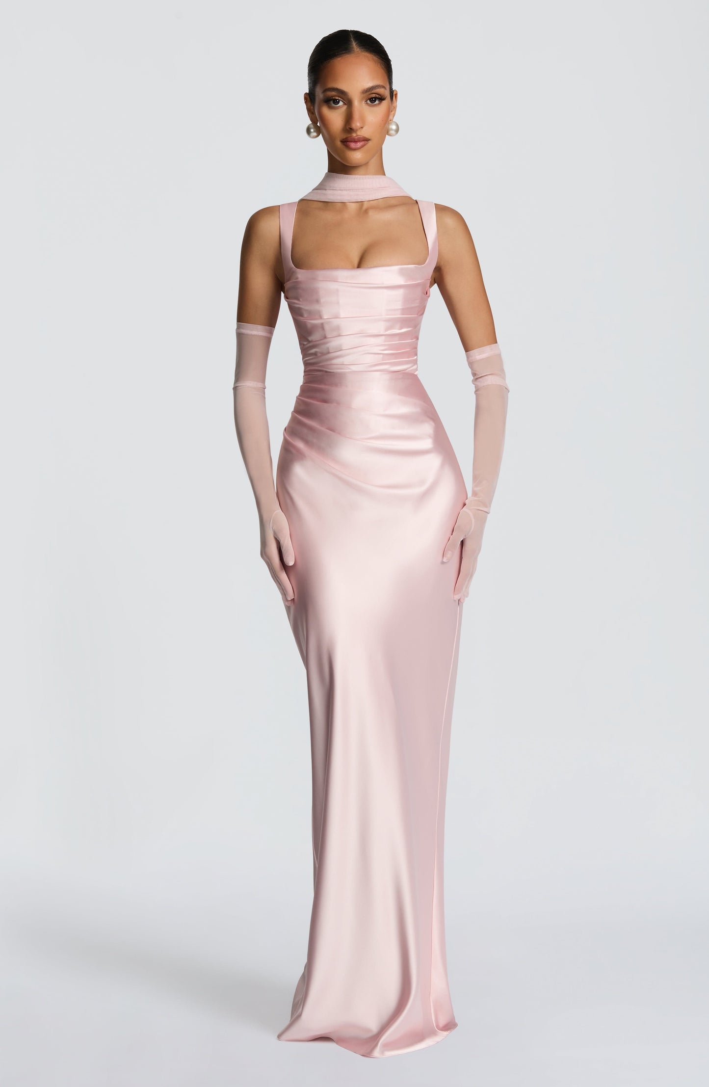 Armando – Maxi Dress Blush Calanthe