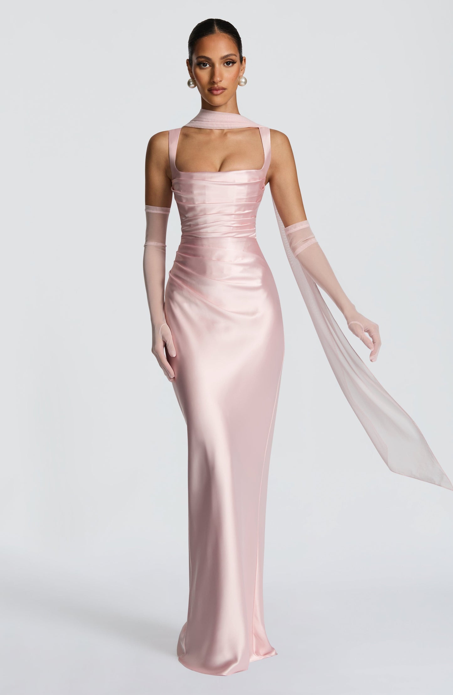 Armando – Maxi Dress Blush Calanthe