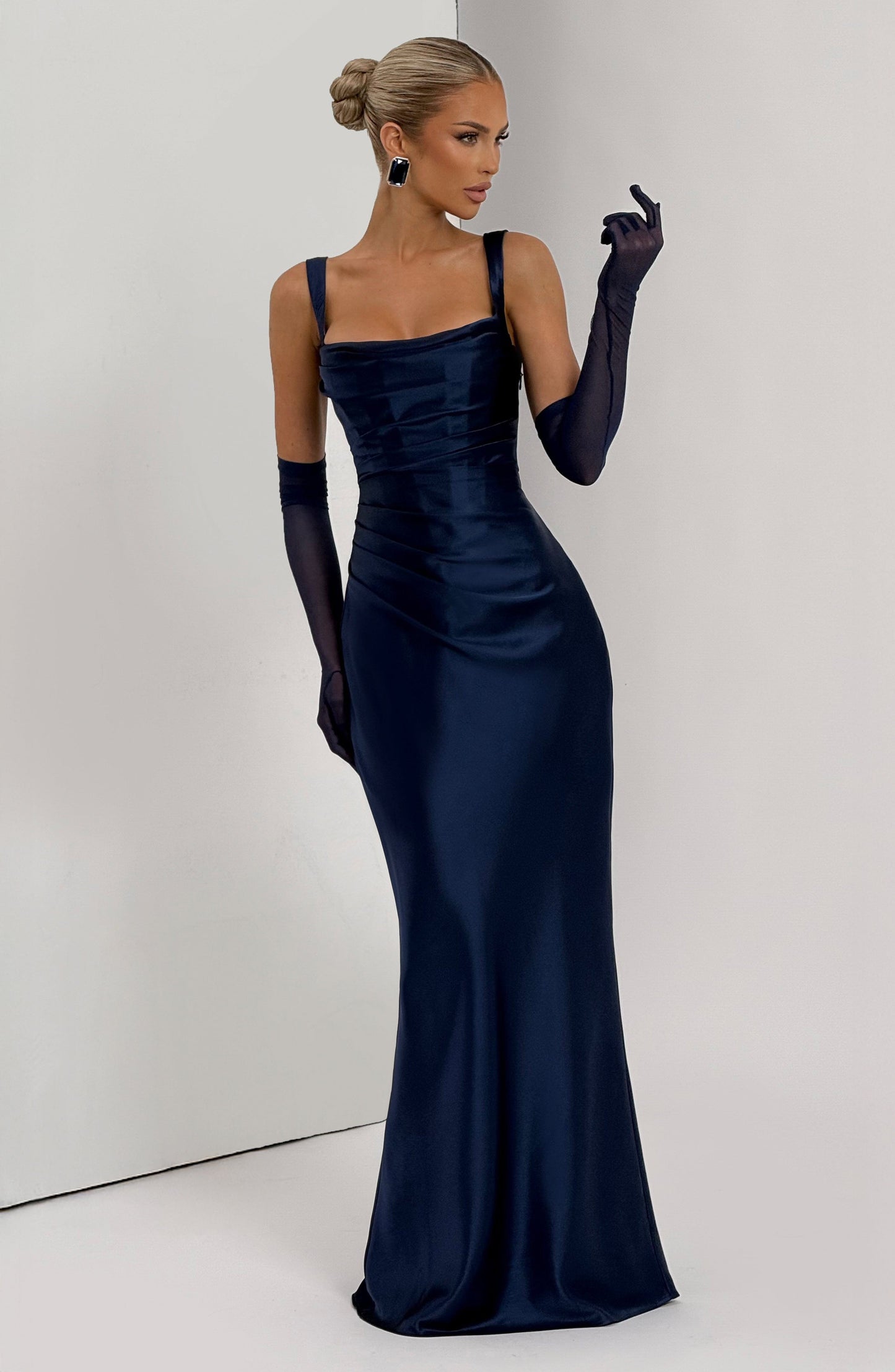 Meldita – Navy Calanthe Abito Maxi