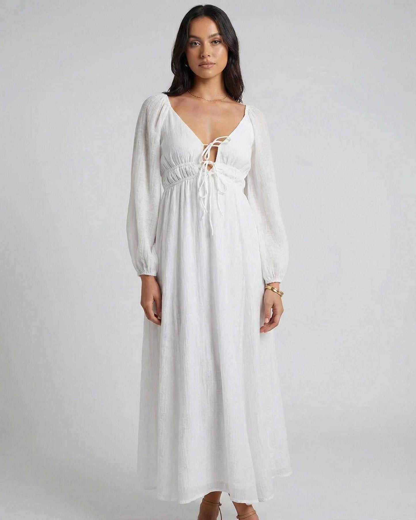 Silvana - Abito Maxi Calista Donna Elegante Femminile Moderno