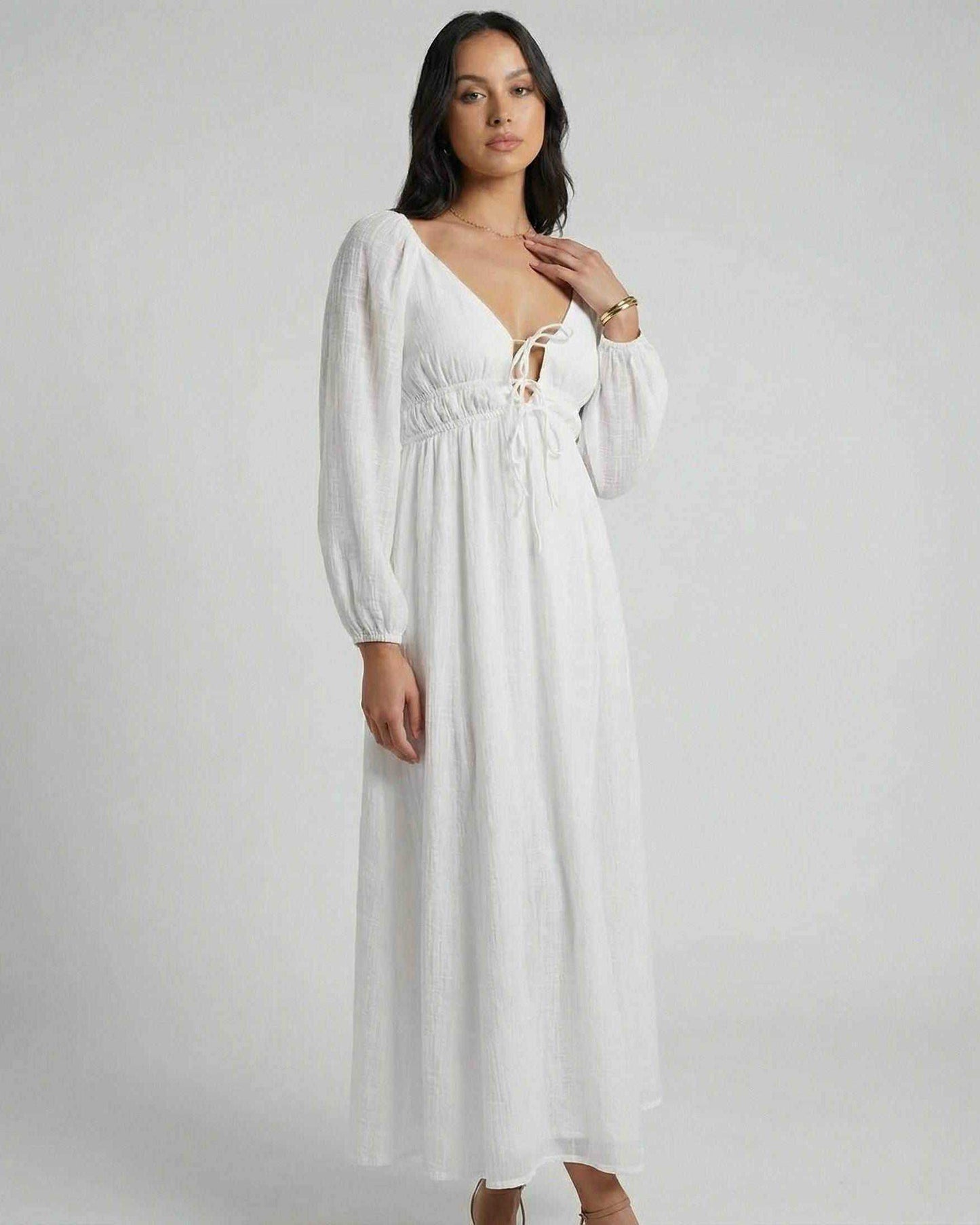 Silvana - Abito Maxi Calista Donna Elegante Femminile Moderno