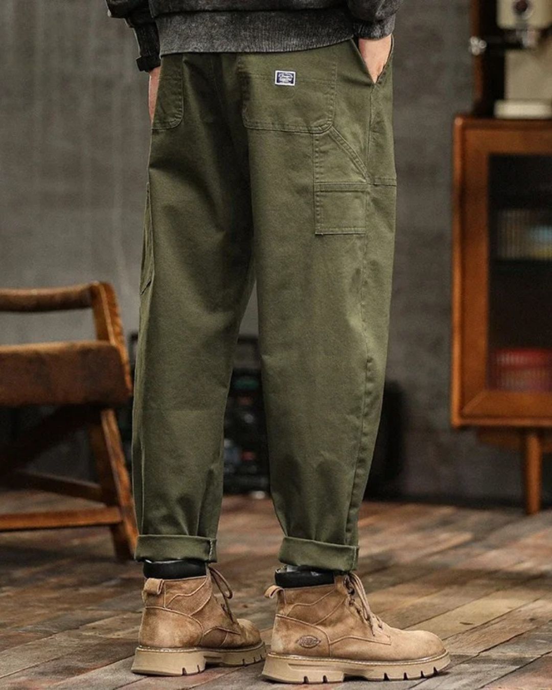 Roccetto - Pantaloni cargo uomo classici moderni