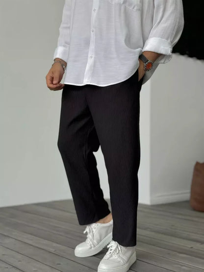 Jenaro - Pantaloni Uomo Lusso Morbidi Eleganti Comfort