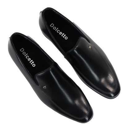 Carlo – Mocassino Uomo Slip-On Formale Nero e Marrone
