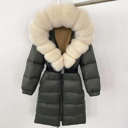 Fabiana - Cappotto Invernale Donna Lungo con Cappuccio