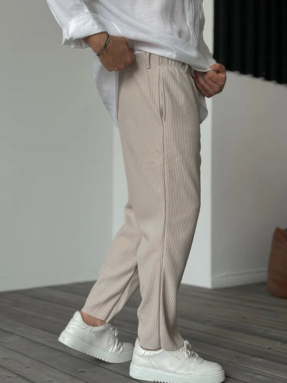 Jenaro - Pantaloni Uomo Lusso Morbidi Eleganti Comfort
