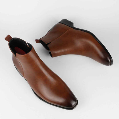 Romolo - Stivaletti Chelsea Uomo Eleganti Stile Moderno