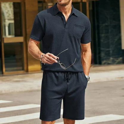 Riccardo – Set Estivo Coordinato Con Top E Pantaloni Traspiranti