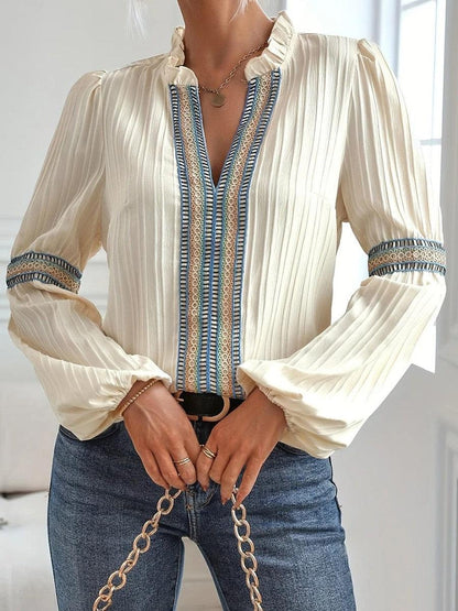 Margherita – Top In Stile Vintage Chic Per Un Look Autunnale Ricercato